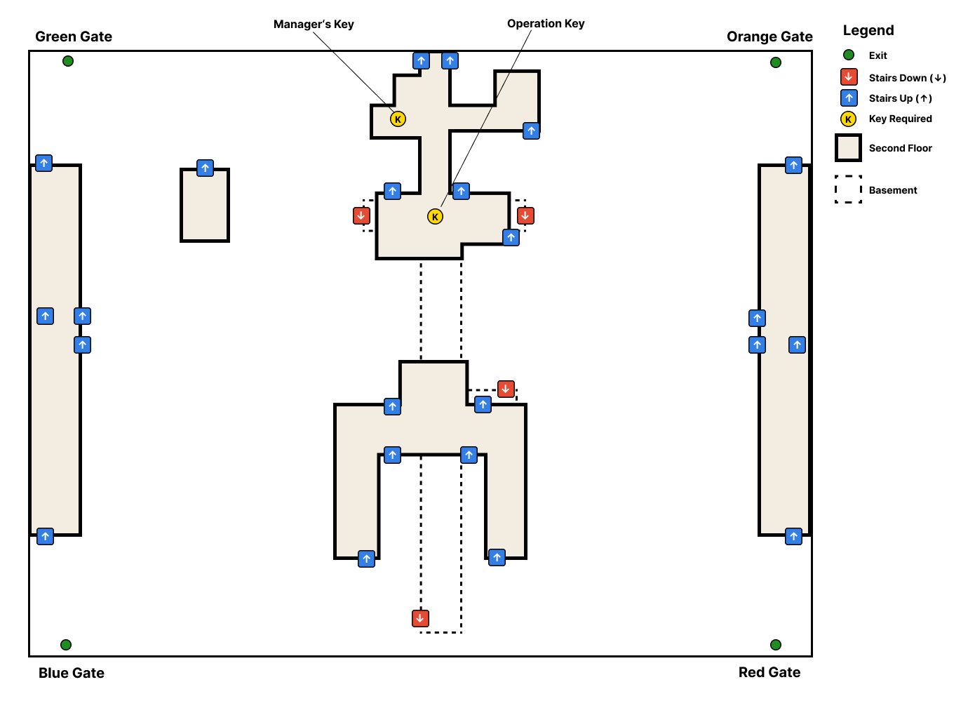 Warehouse Map - 1F Ground Floor